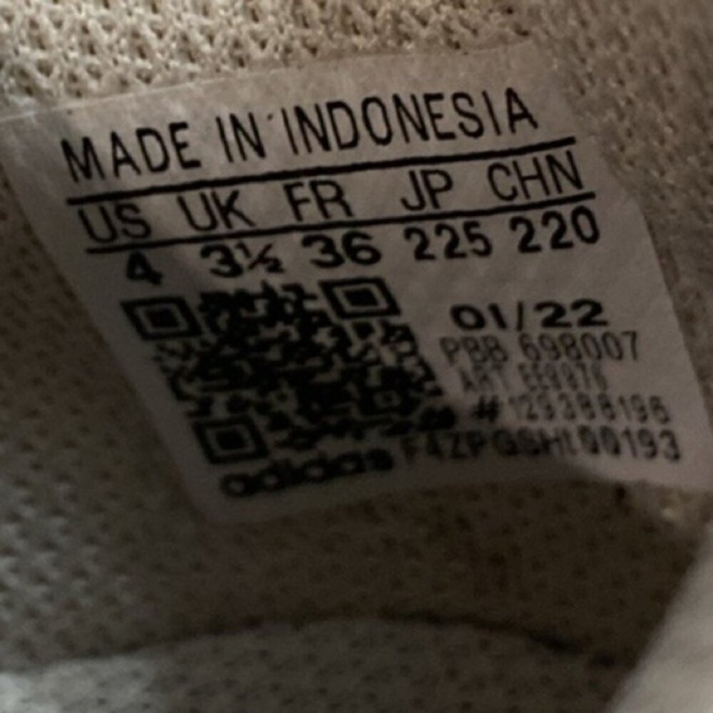 Adidas White X_PLR Running Shoes Size 36 Gym Street Style Gorpcore Cottagecore - Picture 14 of 14